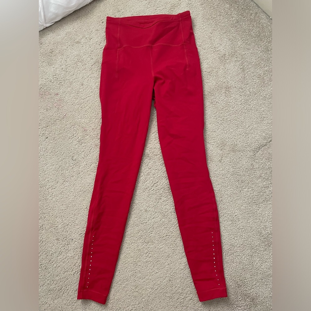 lululemon athletica Red Leggings